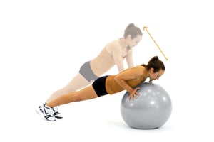 Ball Push Up