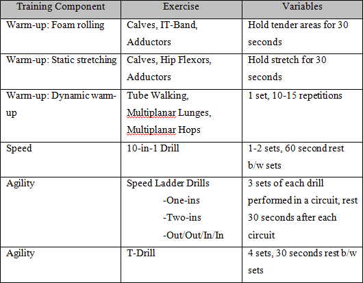 Speed and Agility Training for Basketball