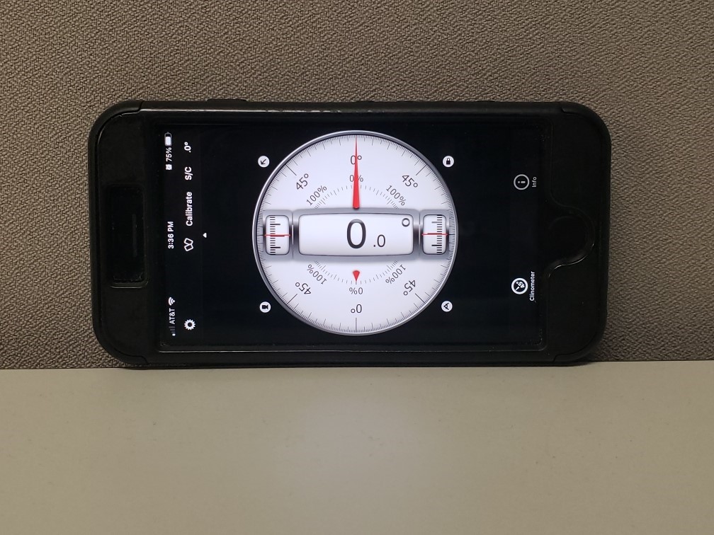 Smartphone Inclinometer Application - blog