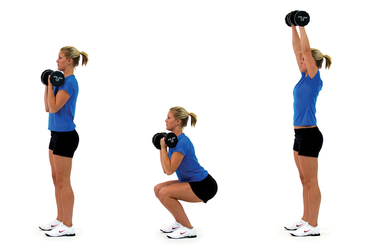 Squat to press