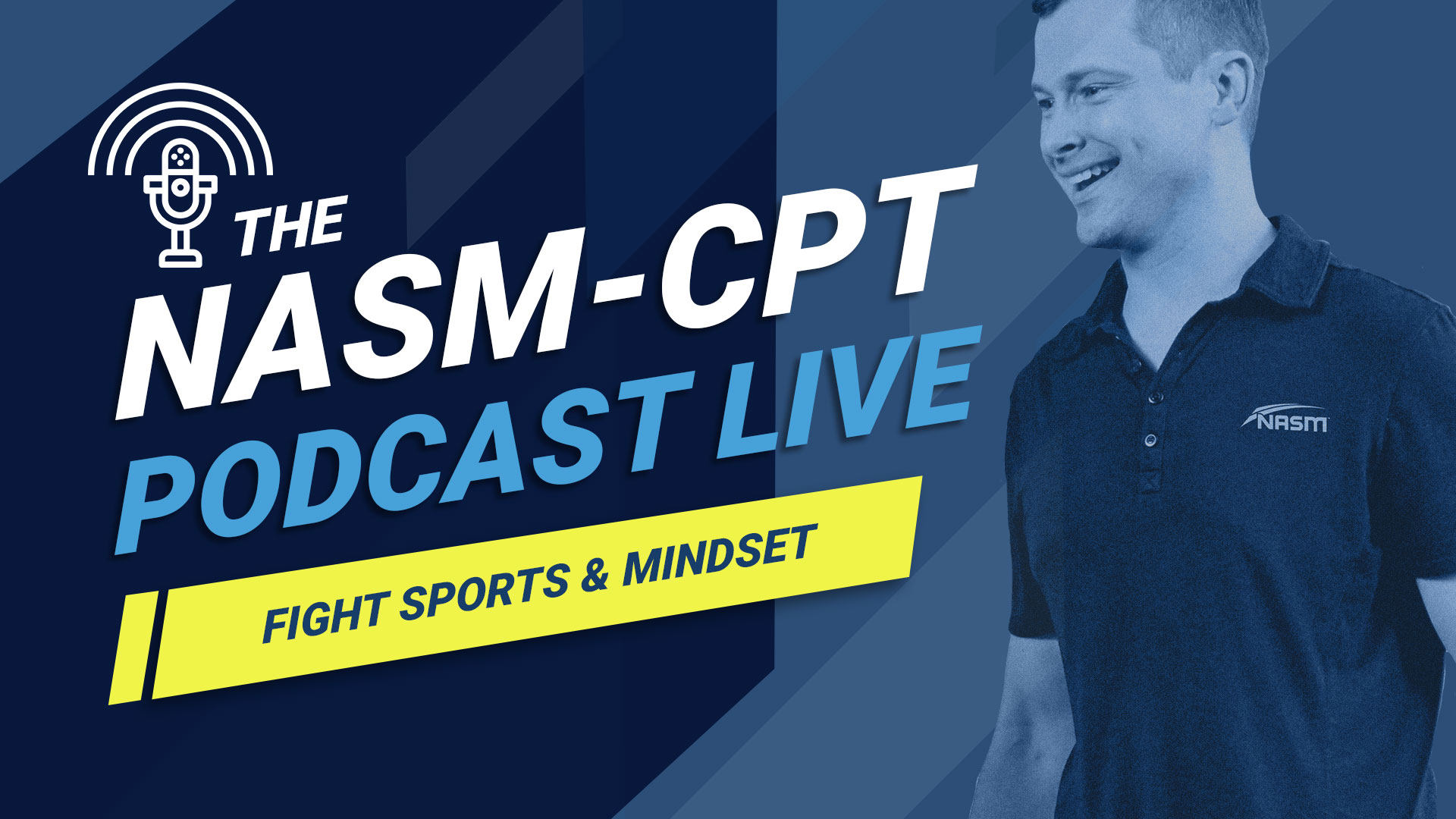 fight sports episode banner for NASM CPT podcast