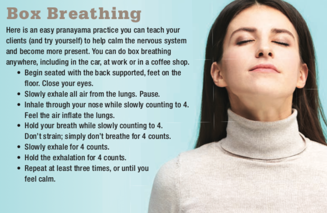Relax Breathing Infographic