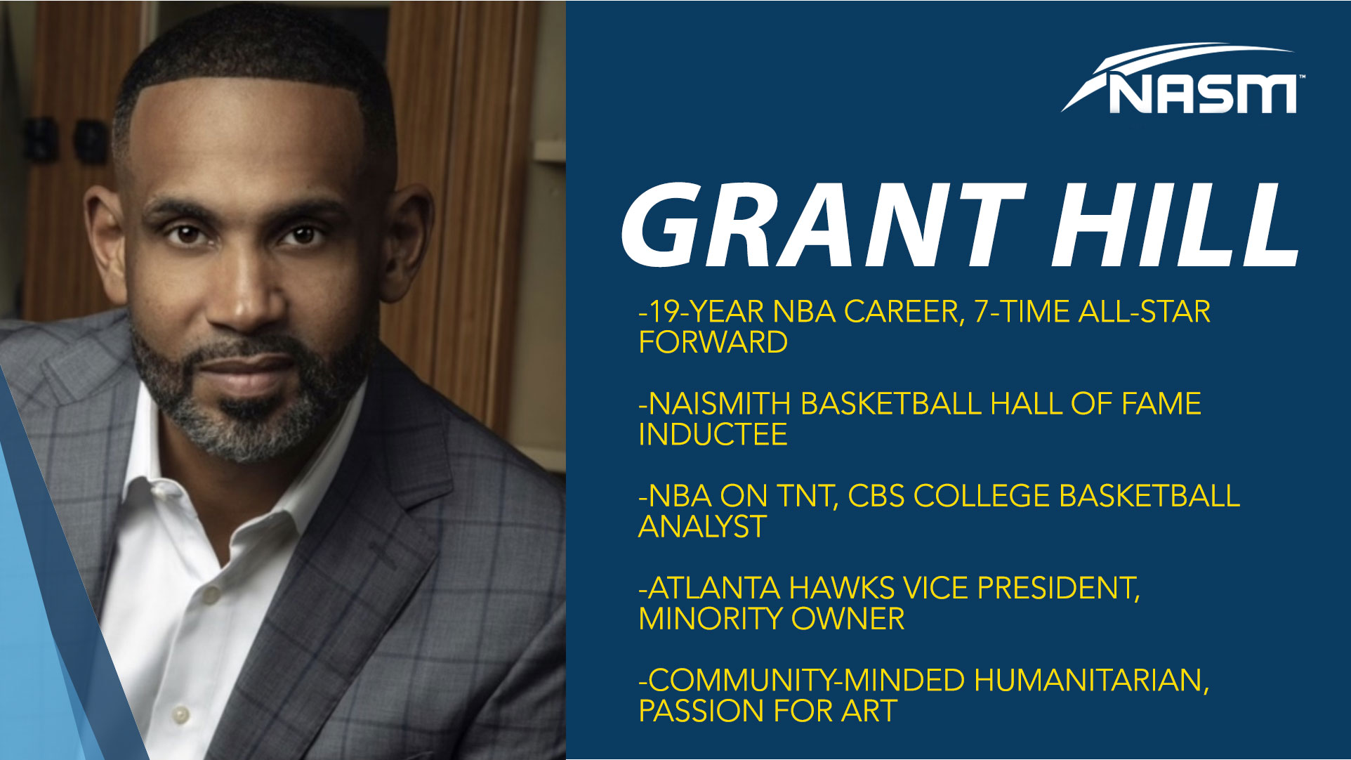 NBA Star Grant Hill NASM