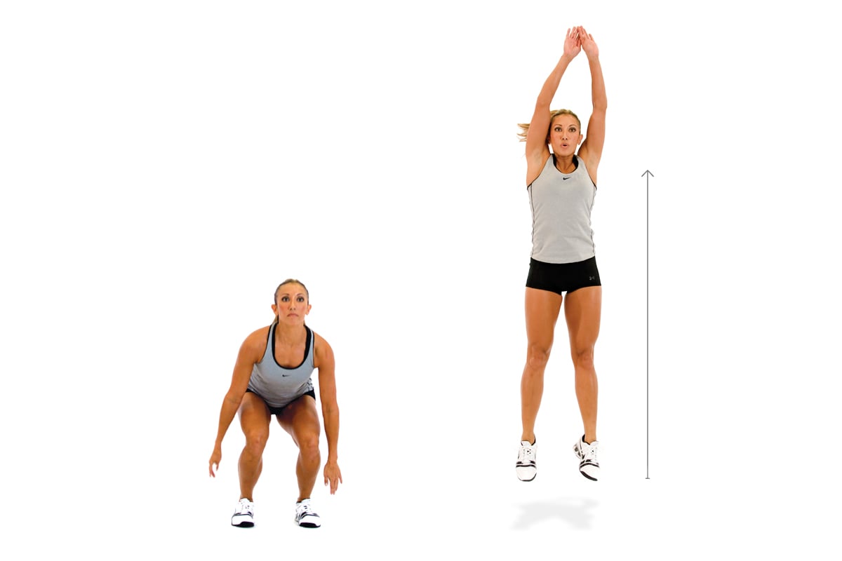Squat Jump with Stabilization
