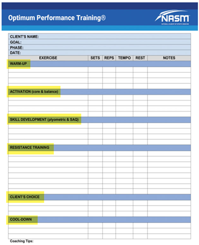 Nasm discount balance training